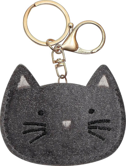 MIMI & LULA Keyring Grey Kitty Cat Grå One Size