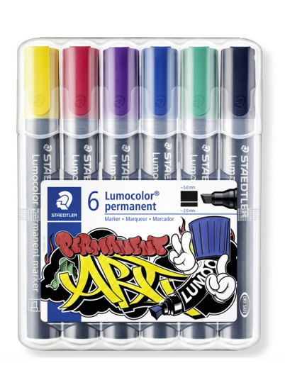 Staedtler Marker Lumocolor permanent 6pcs.box Staedtler Marker Lumocolor permanent 6pcs.box
