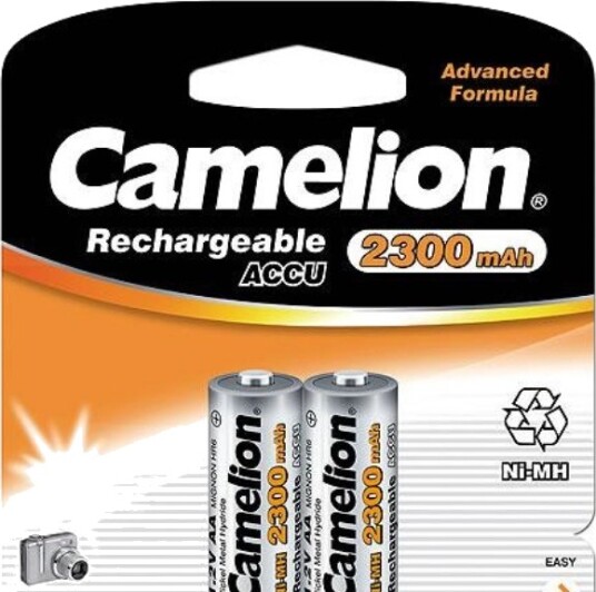 Camelion Nh-Aa2300bp2 Oppladbart Batteri Aa Nikkelmetallhydrid Nimh 1,2 V 2 Stykker 2300 Mah 17027206 Camelion Nh-Aa2300bp2 Oppladbart Batteri Aa Nikkelmetallhydrid Nimh 1,2 V 2 Stykker 2300 Mah 17027206