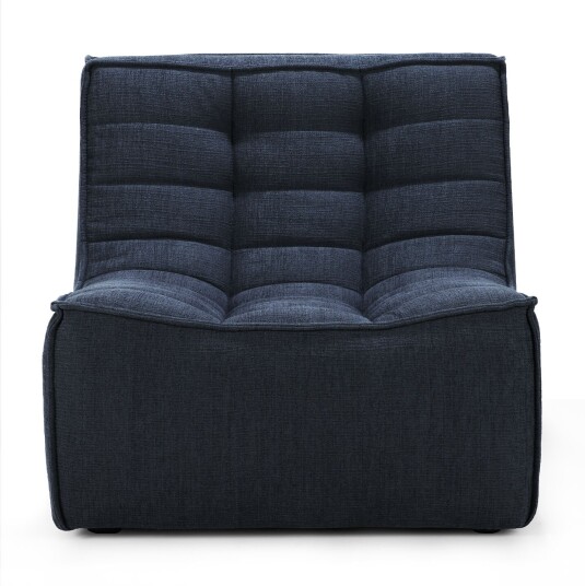 Ethnicraft - N701 Sofa 1 Seater Graphite Sofaer Jacques Deneef Grå Tre