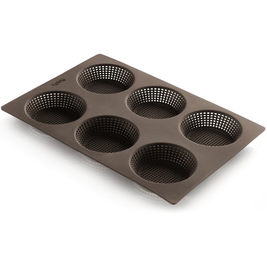 Lékué Bakeform Silikon perforert Rundstykker Lékué Bakeform Silikon perforert Rundstykker