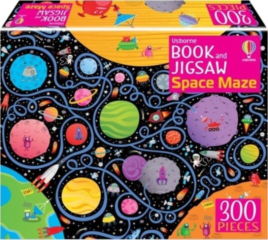 Usborne Book and Jigsaw Space Maze Usborne Book and Jigsaw Space Maze