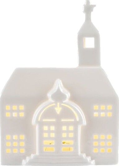 Porsgrunds Porselænsfabrik Jette Frölich Lysebu Porselenshus 11x6x16cm