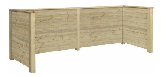 Renovasjonsskjul Klink Profil PLUS 377 x 108 cm PEFC Renovasjonsskjul Klink Profil PLUS 377 x 108 cm PEFC