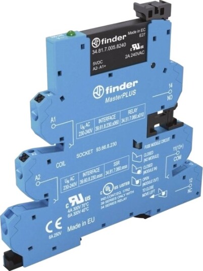 Finder Halvlederrelé 39.60.7.012.9024 10 2 A Koblingsspenning Maks. 24 V/Dc 1 Stk