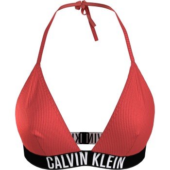 Calvin Klein Intense Power Rib Triangle Bikini Bra Korall polyamid Large Dame