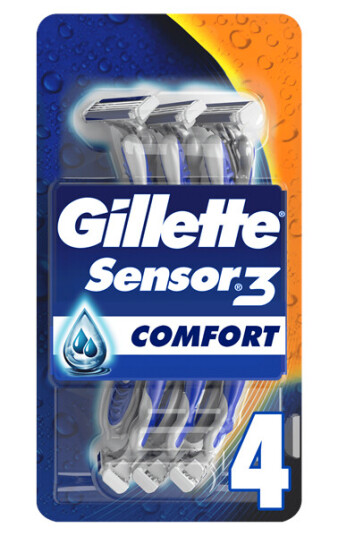 Gillette Sensor3 Engangshøvel x4