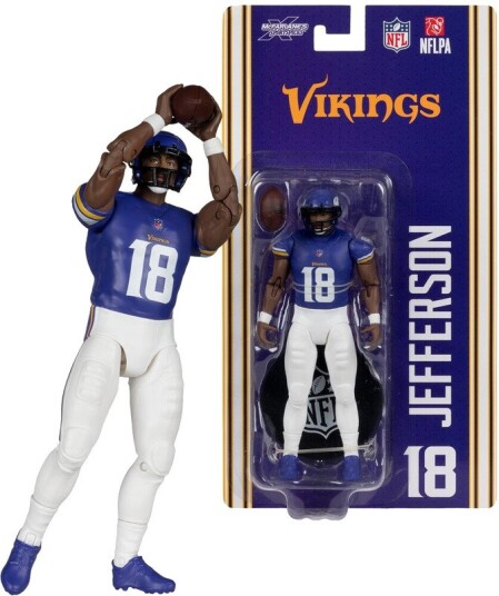 McFarlane SportsPicks NFL Justin Jefferson Minnesota Vikings 6" Action Figure