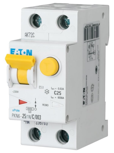 Eaton Pkn6-10/1n/c/03-a-mw - fi/ls 10a 300ma miniature circuit- (4015082365127)