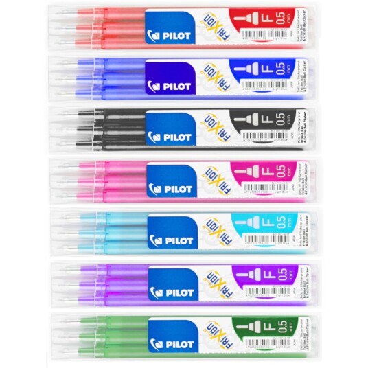 Pilot Patron/Refill FriXion Point 0.5 3-pakke Violet