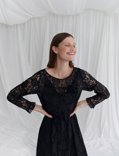 Rosemunde Rwdelilah Long Dress - Black - 36 Rosemunde Rwdelilah Long Dress - Black - 36