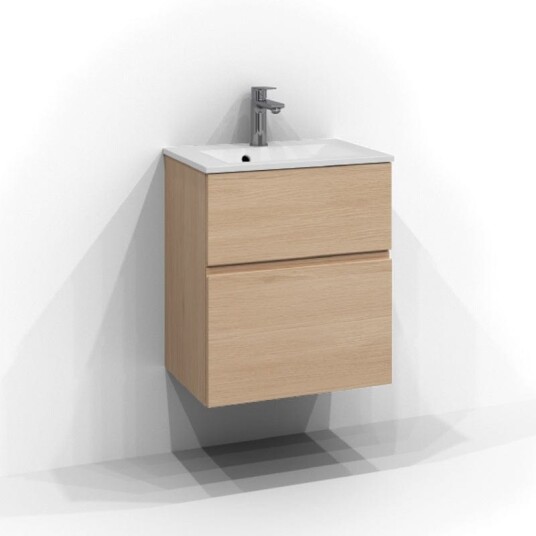 Svedbergs Poem Profil Servantskap Slim D35 med 2 Skuffer Ren eik / 50cm SV-3355632 Svedbergs Poem Profil Servantskap Slim D35 med 2 Skuffer Ren eik / 50cm SV-3355632