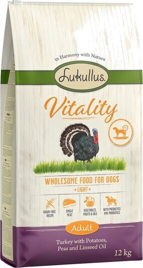 Lukullus Tørrfôr Vitality Light Kornfri 2 X 12 kg