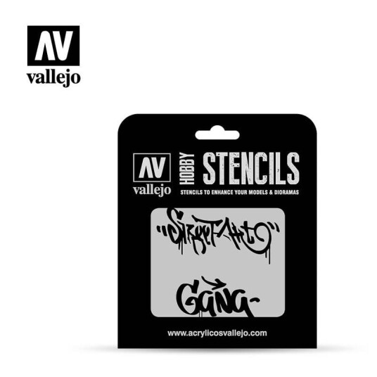 Vallejo Stencils Street Art No.2 1/35