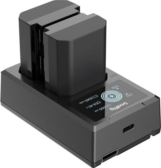 SmallRig 3824 NP-FZ100 Battery & Charger 2pk batterier til Sony m/lader