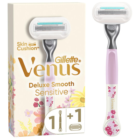 Gillette Venus Deluxe Smooth Sensitive Razor Rifle Paper Co."s Edition