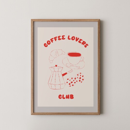Plakat Coffee Lovers Club