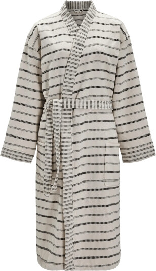 meraki Bath Robe Mktrue S/M Off White Black White ONE SIZE meraki Bath Robe Mktrue S/M Off White Black White ONE SIZE