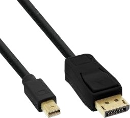 Inline 17134S 1,5 M Mini Displayport Displayport Hankjønn Hankjønn 3840 X 2160 Piksler