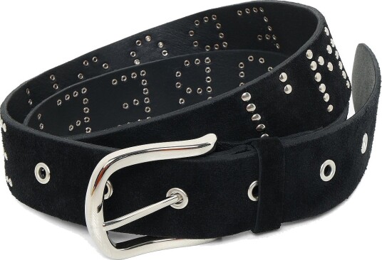 Gimaguas Fragile Suede Belt   Black   M/L