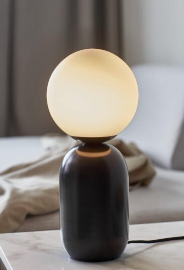 Notti bordlampe - Grønn - Svart
