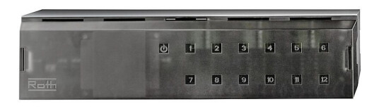 Roth Basichline Kontrollenhet For kabling, 12 kanaler