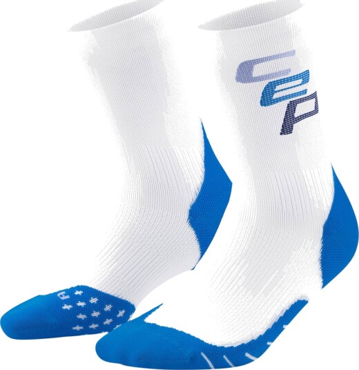 CEP Core Run Edt. Steps Socks Mid Cut White III