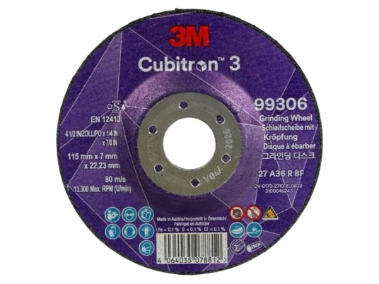 3M Kutteskive Metall 86616 Ceramic Fibre 22.2mm