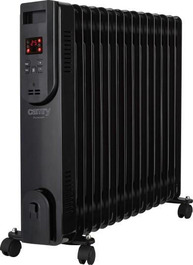 Camry CR7820 Oljeradiator med fjernkontroll 2500W 15 ribber Sort Camry CR7820 Oljeradiator med fjernkontroll 2500W 15 ribber Sort