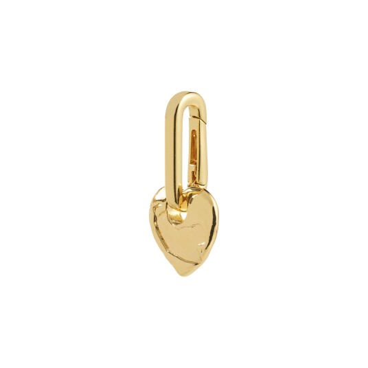 Pilgrim CHARM hjerteanheng gullbelagt