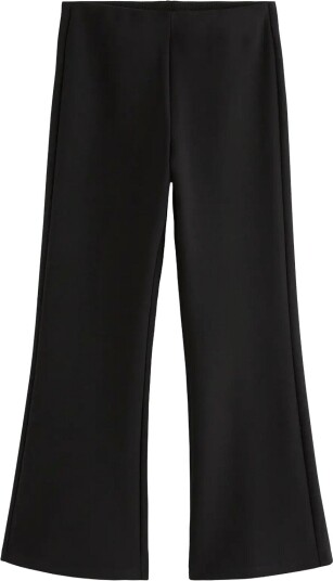 Lindex Flared Cropped Trousers Black XL