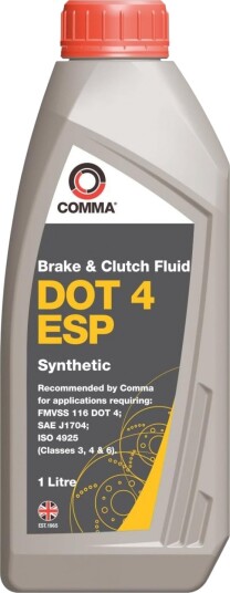 Bremsevæske COMMA DOT 4 ESP 1L