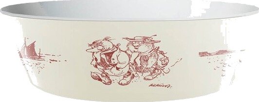 Flåklypa - Gutta på Onsøylandet bolle 14 cm beige