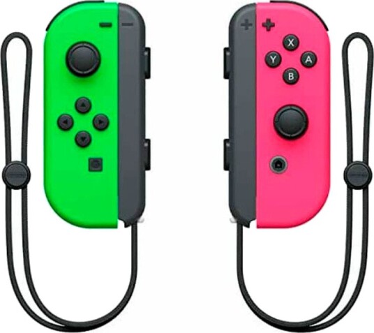 Nintendo Switch Joy-Con Kontrollerpar Neongrønn/Neonrosa