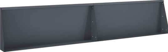 vidaXL Støttemur 2 stk. 100 x 12 x 30 cm Stål Antrasitt