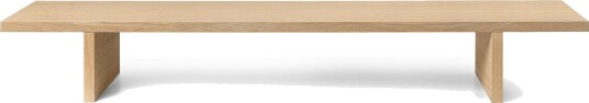 ferm LIVING Kona Sidebord oak natural veneer, display table ferm LIVING Kona Sidebord oak natural veneer, display table