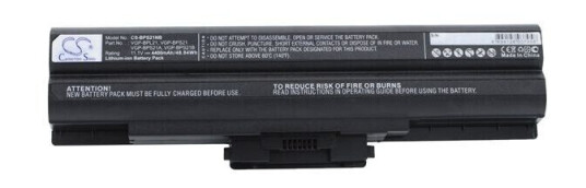 Sony VAIO VPC-S115EC batteri (4400 mAh 11.1 V) Sony VAIO VPC-S115EC batteri (4400 mAh 11.1 V)