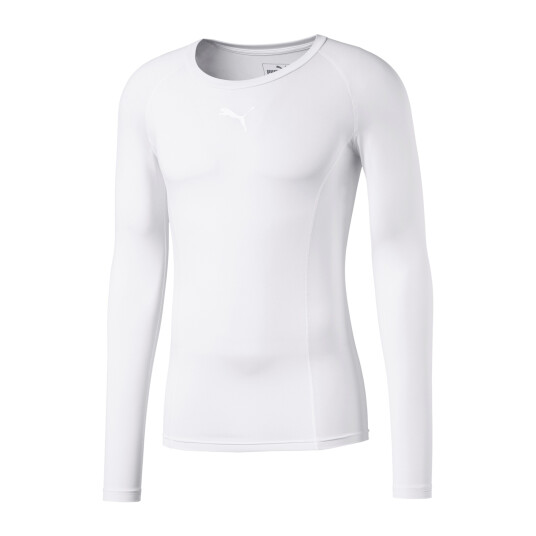 Puma LIGA Baselayer Tee LS, kompresjonstrøye senior XL Puma White