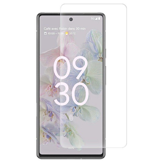 INCOVER Google Pixel 6A - Hærdet Glas - Skjermbeskyttelse - Case-Friendly - Gjennomsiktig