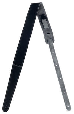Fender 2"" Suede Strap BK/G Reversible