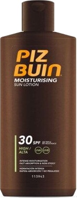 Piz Buin SPF 30 Fuktighetsgivende Solkrem 200 ml med UVA/UVB Beskyttelse Piz Buin SPF 30 Fuktighetsgivende Solkrem 200 ml med UVA/UVB Beskyttelse