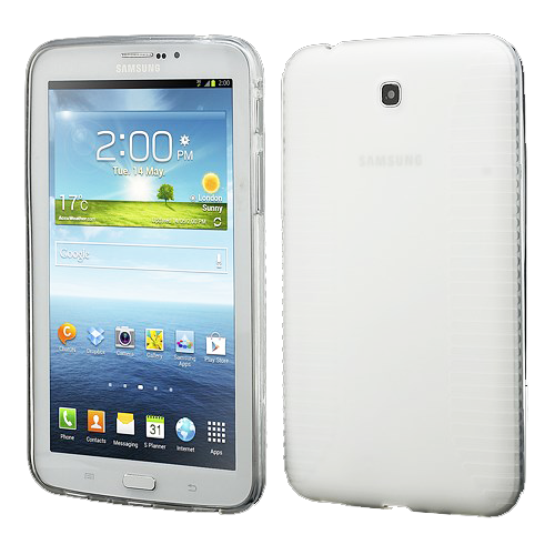 INCOVER Samsung Galaxy Tab 3 7.0 Fleksibelt Deksel - Gjennomsiktig INCOVER Samsung Galaxy Tab 3 7.0 Fleksibelt Deksel - Gjennomsiktig