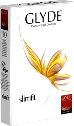 Glyde Vegan Kondomer Naturgummi Slimfit 1 Pakke