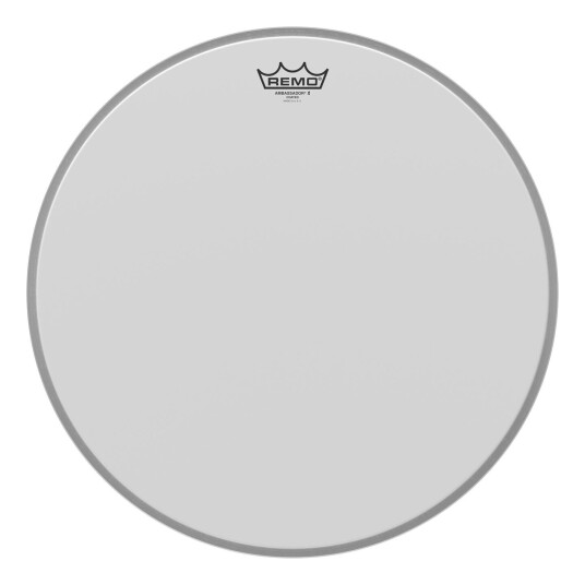 Remo Ax-1118-00- Ambassador X Coated Bass Drumhead, 18"