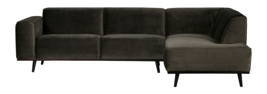 Bepurehome Statement Modulhjørnesofa i Grønn velur - høyre 1639221-04-79 1731832-01-0