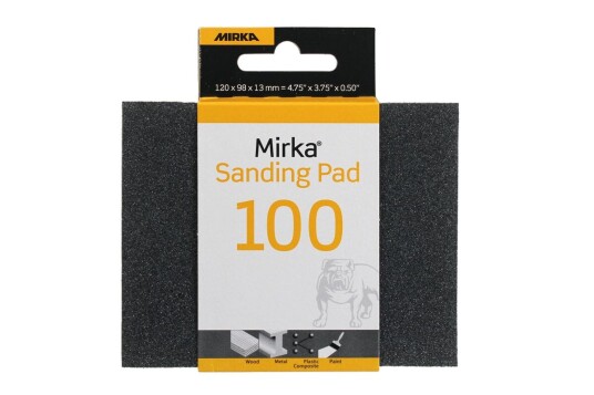 Mirka 10-Pack Slipesvamp 120x98x13mm K100 for Elektroverktøy