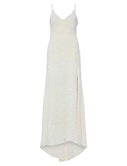 YAS Yasmira Strap Train Dress - Celeb - White - XS YAS Yasmira Strap Train Dress - Celeb - White - XS