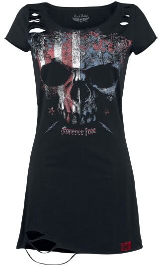 Rock Rebel by EMP Kort kjole Living Legend XS til 5XL Damer svart