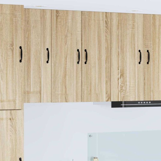  Kjøkkenskap 2 pcs Sonoma eik 30 x 31 x 80 cm Konstruert tre