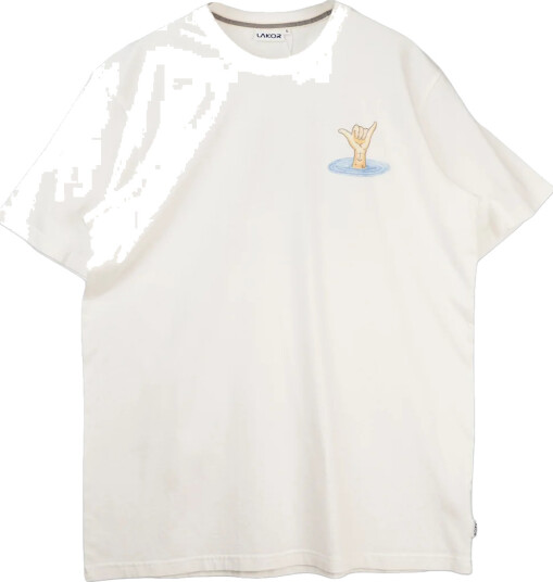 Lakor Back Attack T shirt Hvit XXXL